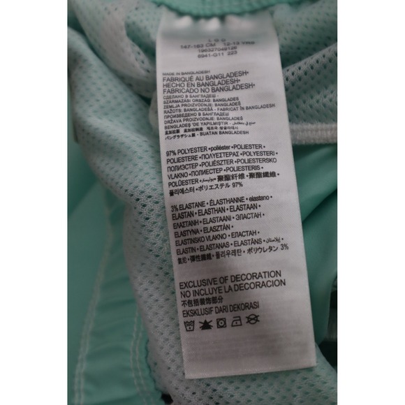 Hurley Big Boys Pool Party Pull-on Swim Shorts - Green Glow - Size L - Picture 9 of 9